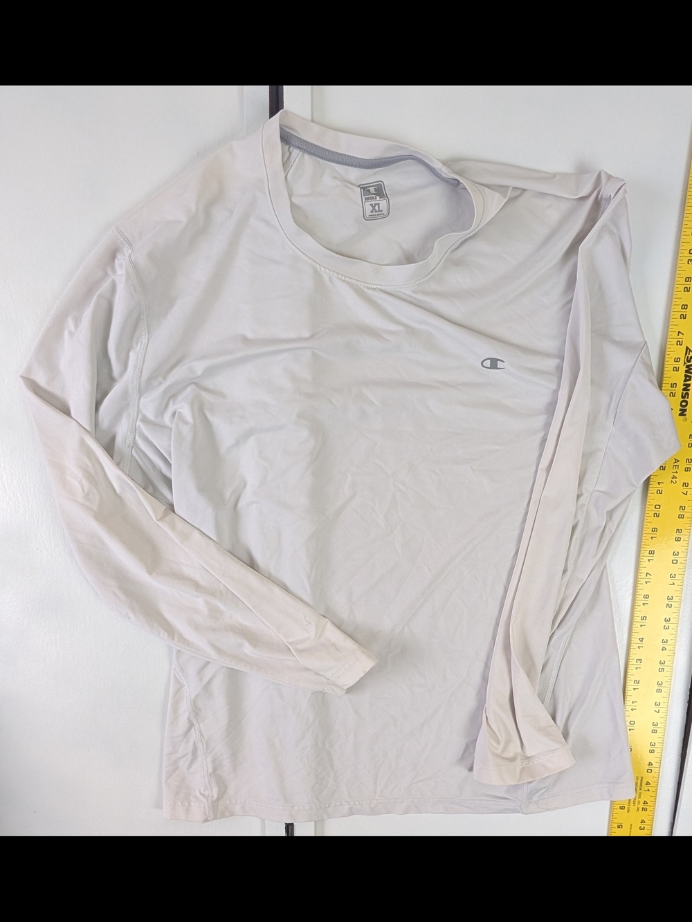 Champion Long Sleeve Performance Tee - Off-White